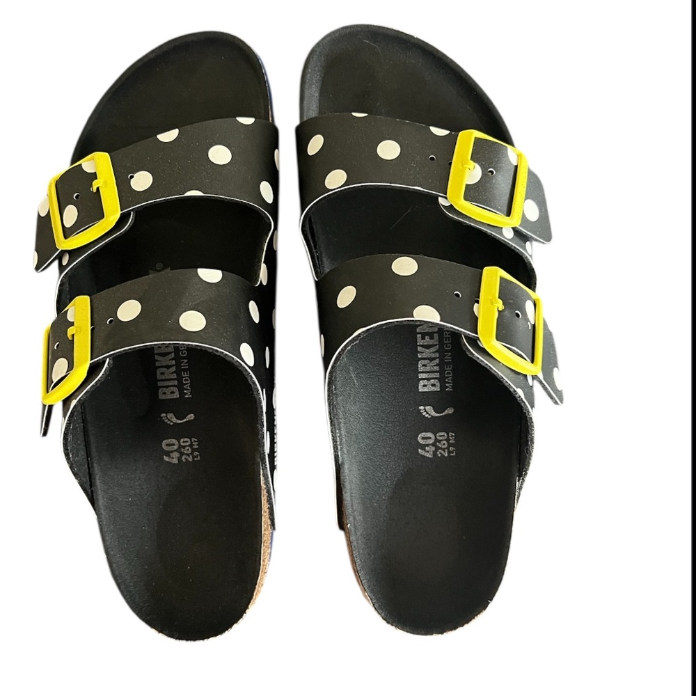 Birkenstock Black and White Sandals
